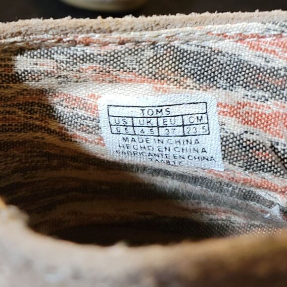 Tom's booties women's 6.5 - Picture 9 of 9